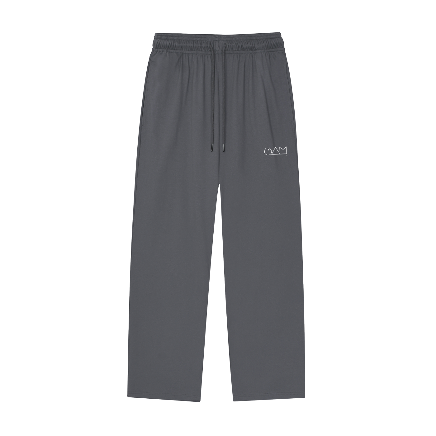 Pantalon de sport technique gris 6AM, coupe athlétique, tissu à séchage rapide, doublure en mesh respirant.