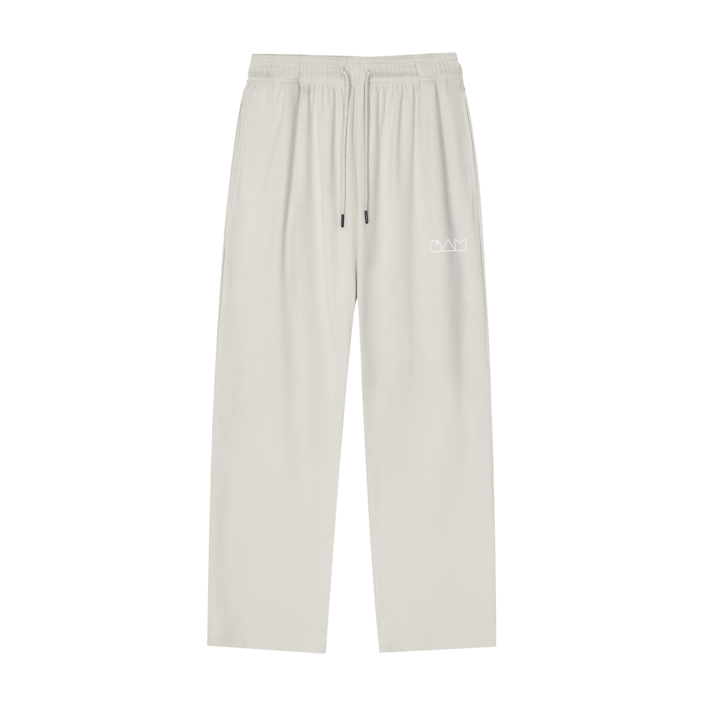 Pantalon de sport technique beige sable 6AM, coupe athlétique, tissu à séchage rapide, doublure en mesh respirant
