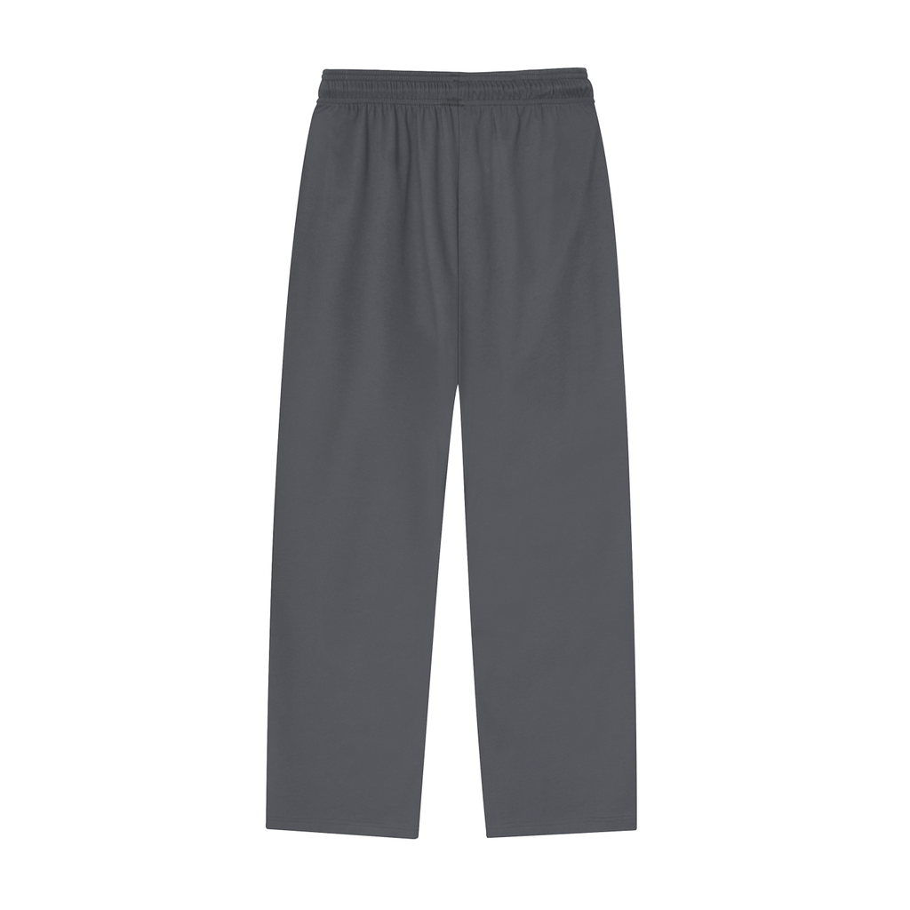 Dos du pantalon de sport technique gris 6AM, coupe athlétique, tissu quick-dry, doublure en mesh respirant.
