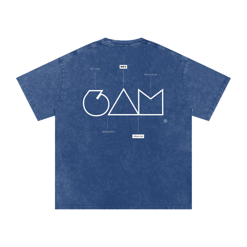 Acid Wash 6AM x Bib's T-Shirt